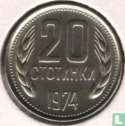 Bulgarie 20 stotinki 1974 - Image 1