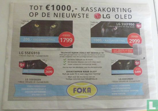 Tot 1000 euro kassakorting op de nieuwste LG OLED