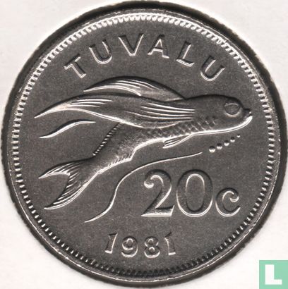 Tuvalu 20 Cent 1981 - Bild 1