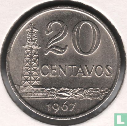Brazilië 20 centavos 1967 - Afbeelding 1