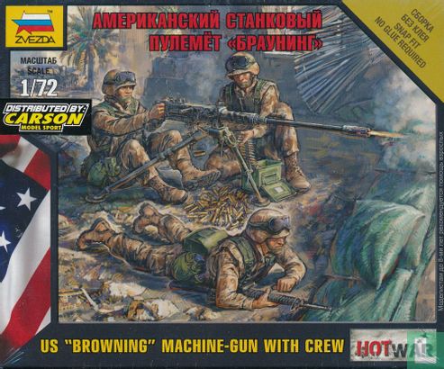 US "Browing" Machine-gun with Crew - Afbeelding 1