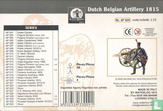 Dutch Belgian Artillery 1815 - Afbeelding 2