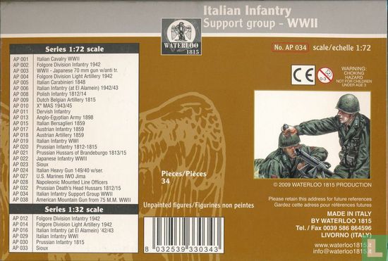 Italienische Infanterie WWII Selbsthilfegruppe - Bild 2