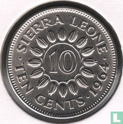 Sierra Leone 10 cents 1964 - Image 1