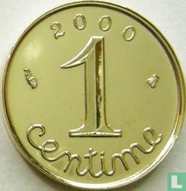 Frankrijk 1 centime 2000 (goud) - Afbeelding 1