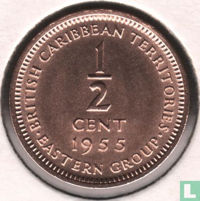 Britse Caribische Territoria ½ cent 1955 - Afbeelding 1