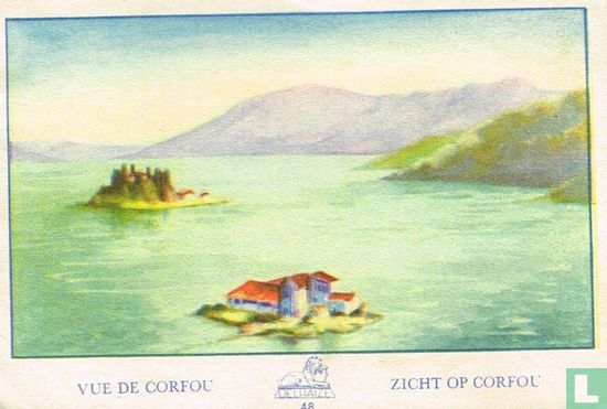 Vue de Corfou - Zicht op Corfou