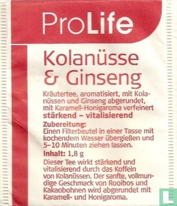 Kolanüsse & Ginseng - Afbeelding 1