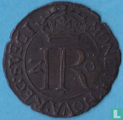 Suède 2 öre 1591 "Type 5" - Image 2