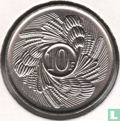 Burundi 10 Franc 1968 "FAO" - Bild 2