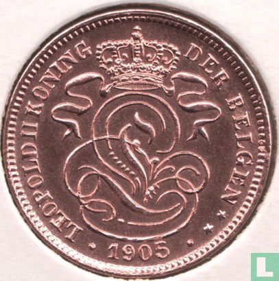 Belgique 2 centimes 1905 (NLD) - Image 1