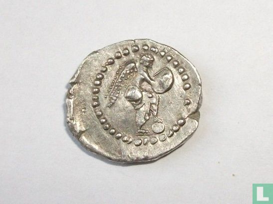-Cappadoce Roman Empire, Caesarea. - Nero (Claudius Caesar Drusus Germanicus) 54-68 AD. AR Hemidrachme. Sup / EF. Rare. - Image 2