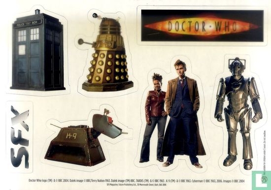 Doctor Who fridge magnets
