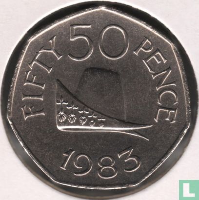Guernsey 50 Pence 1983 - Bild 1