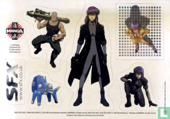 Ghost in the Shell fridge magnets