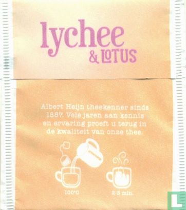 Groene &  Witte Thee lychee & lotus - Afbeelding 2