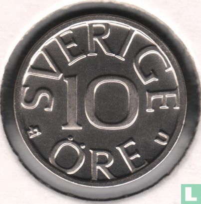 Suède 10 öre 1976 - Image 2