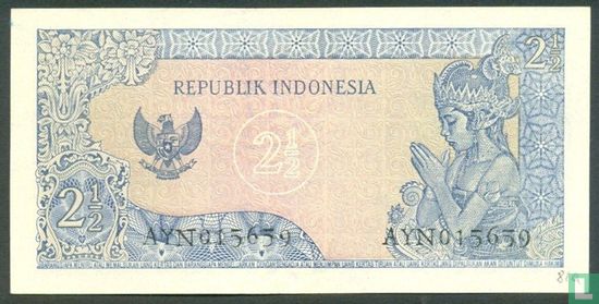 Indonesia 2½ Rupiah 1964 (P81a) - Image 2