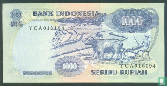 Indonesia 1,000 Rupiah 1975 - Image 2