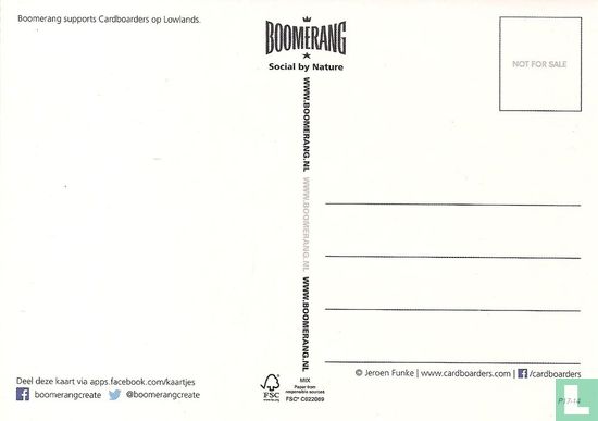 B140155 - Boomerang supports Cardboarders op Lowlands "Monster Motel" - Afbeelding 2