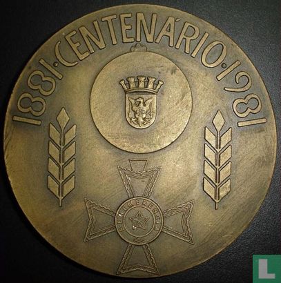 Portugal  - Penafiel  Humanitarian Association of Volunteer Firefighters  1881 - 1981 - Afbeelding 1