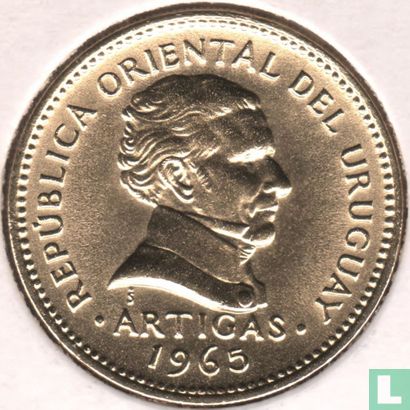 Uruguay 1 peso 1965 - Image 1