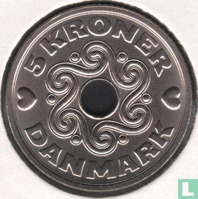 Dänemark 5 Kroner 1990 - Bild 2