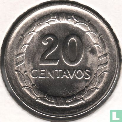 Colombie 20 centavos 1967 - Image 2