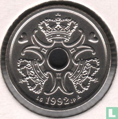 Denmark 1 krone 1992 - Image 1
