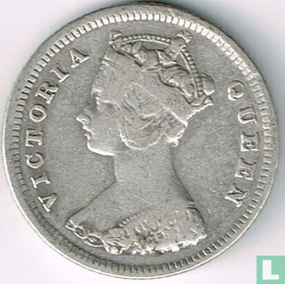 Hong Kong 10 cent 1889 - Image 2