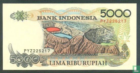 Indonesië 5.000 Rupiah 2000 - Afbeelding 2