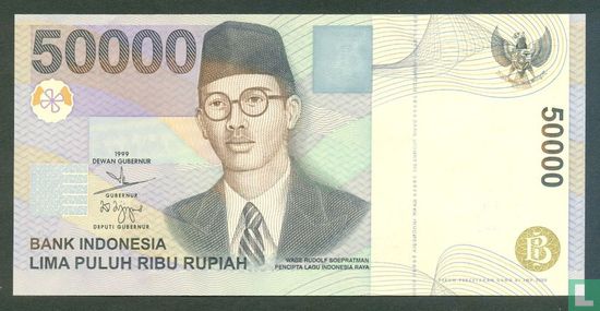 Indonesia 50,000 Rupiah 2000 - Image 1
