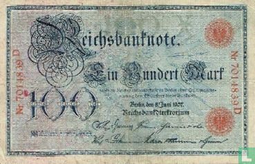 Germany 100 Mark 1907 (P.30 - Ros.30)
