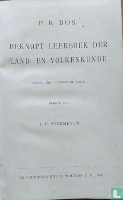 Beknopt leerboek der Land- en Volkenkunde - Afbeelding 3