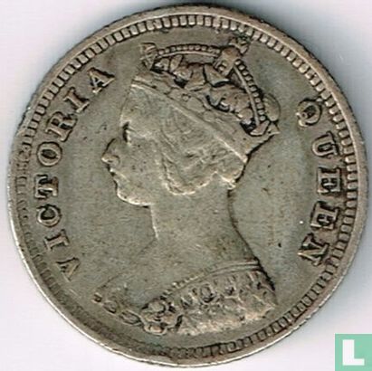 Hong Kong 10 cent 1893 - Image 2