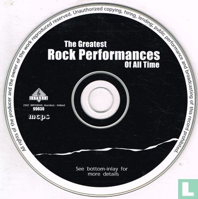 The Greatest Rock Performances of All Time  - Afbeelding 3