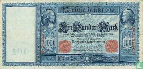 Reichsbanknote, 100 Mark 1909