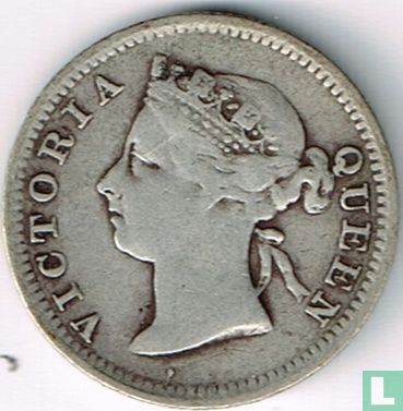 Hong Kong 5 cent 1893 - Afbeelding 2