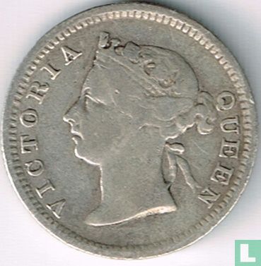 Hong Kong 5 cent 1888 - Afbeelding 2