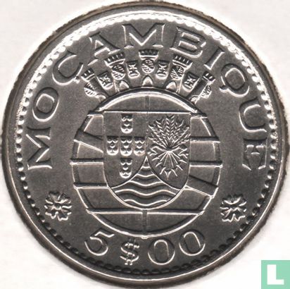 Mozambique 5 escudos 1973 - Afbeelding 2