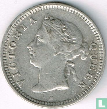 Hong Kong 5 cent 1900 (H) - Afbeelding 2