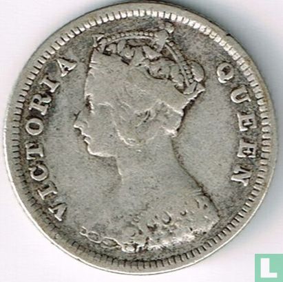 Hong Kong 10 cent 1888 - Image 2