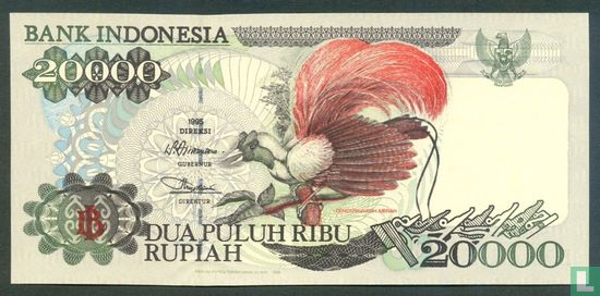 Indonesien 20.000 Rupiah 1995 (P135a) - Bild 1