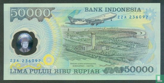 Indonesië 50.000 Rupiah 1993 - Afbeelding 2