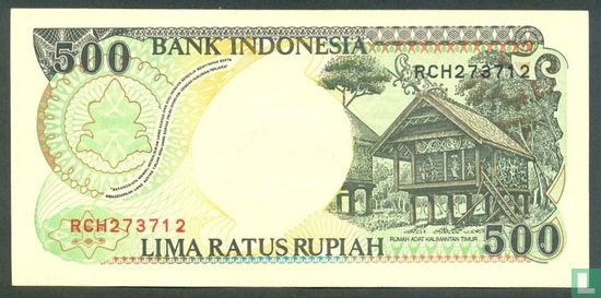 Indonesia 500 Rupiah 1995 - Image 2