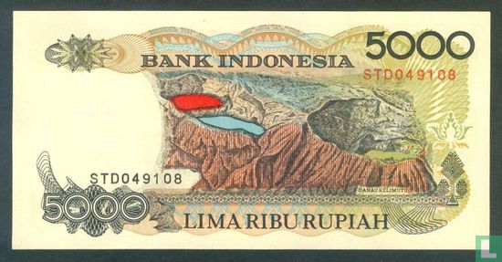 Indonesië 5.000 Rupiah 1994 - Afbeelding 2