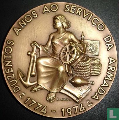 Portugal  National Rope Factory - 200 Years of Service to the Fleet  1774 - 1974  - Afbeelding 1
