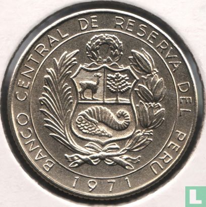Peru 5 Sol de Oro 1971 "150th anniversary of Independence" - Bild 1