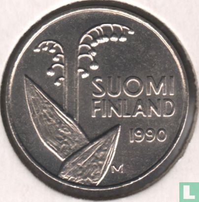 Finland 10 penniä 1990 (koper-nikkel) - Afbeelding 1