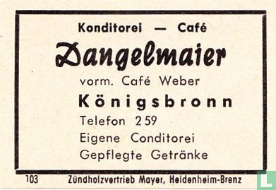 Konditorei - Café Dangelmaier